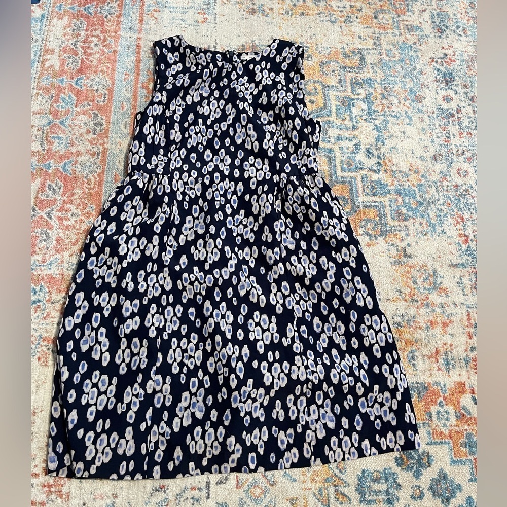 Gap geometric print mini dress a-line